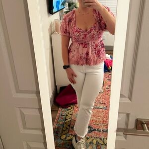 LoveShackFancy Bubble Sleeved Top